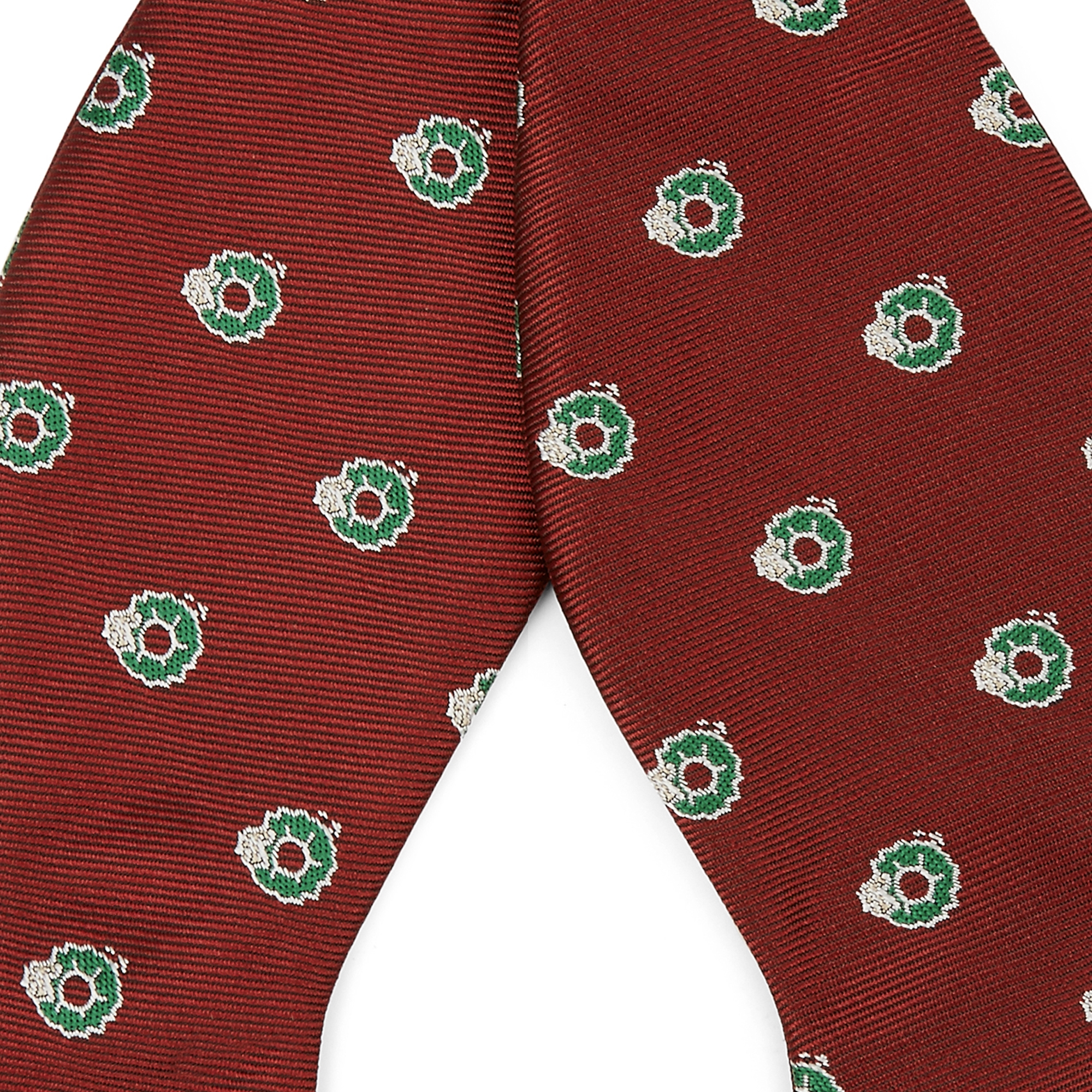 burgundy bow tie self tie