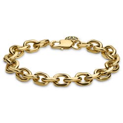 Essentials | 3/8 (10 mm) Gold-Tone Cable Chain Bracelet