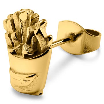 Jaygee | Goldfarbener Pommes-Ohrstecker Jaygee | Goldfarbener Pommes-Ohrstecker