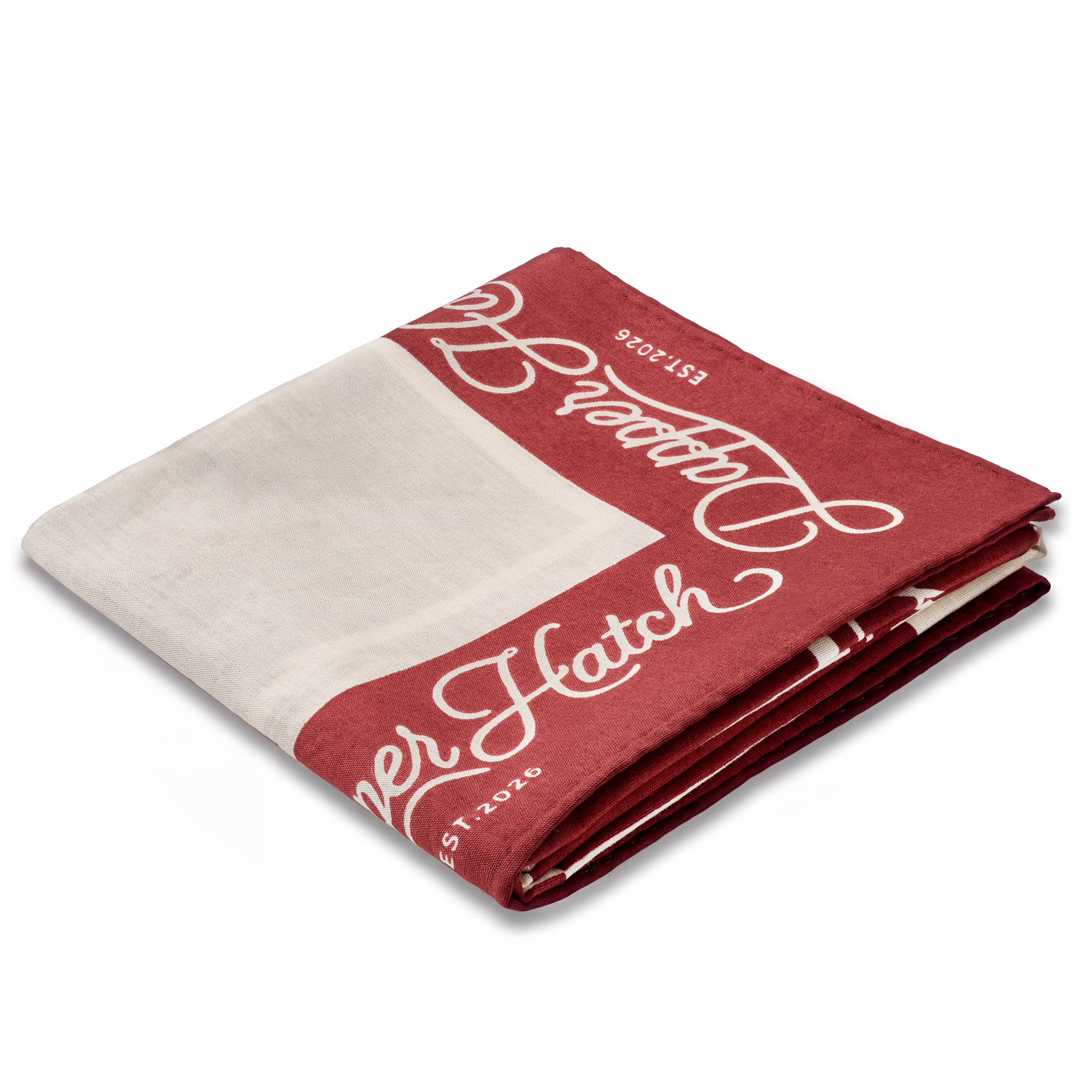 The Intro | Bordó Western pamut bandana - 10