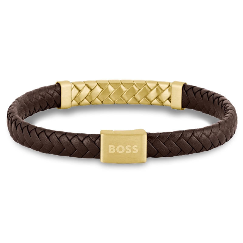 Tailored Brown & Gold-tone BOSS Bracelet - 2