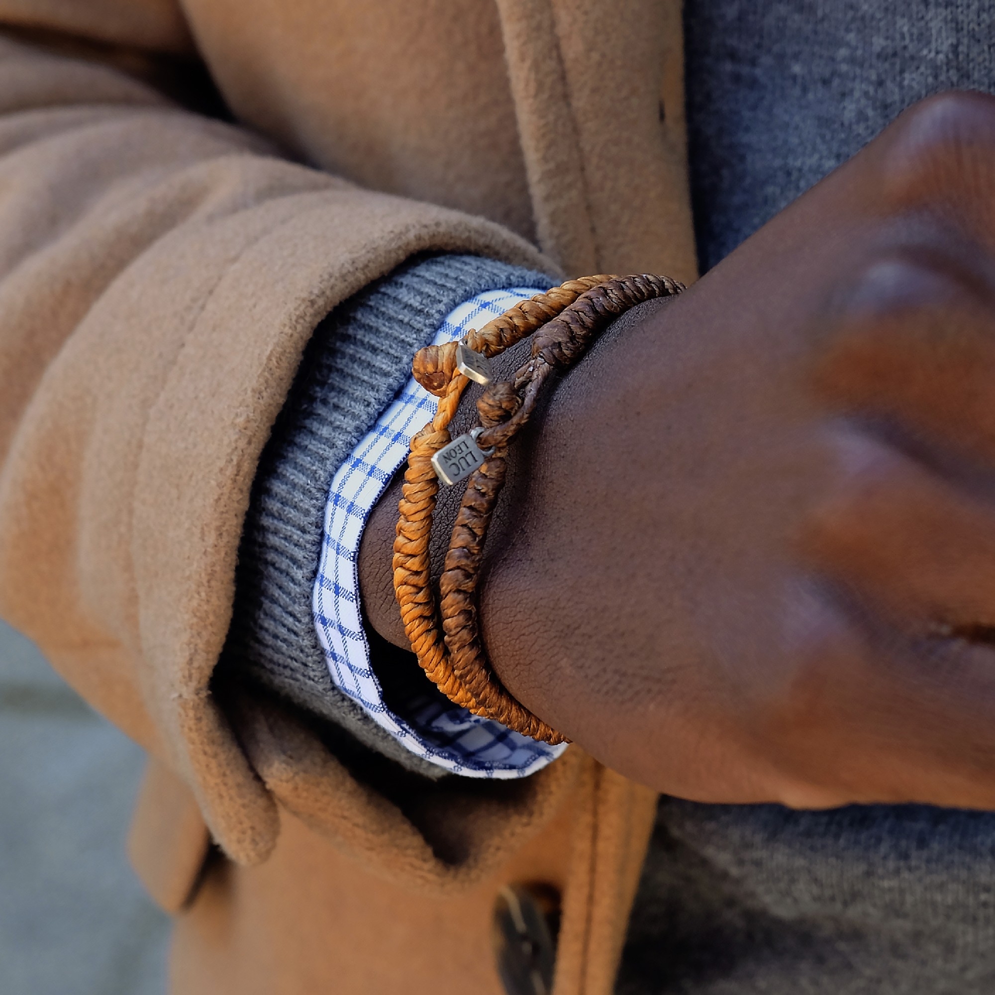 Curry Brown Astor 925 Bracelet - 4