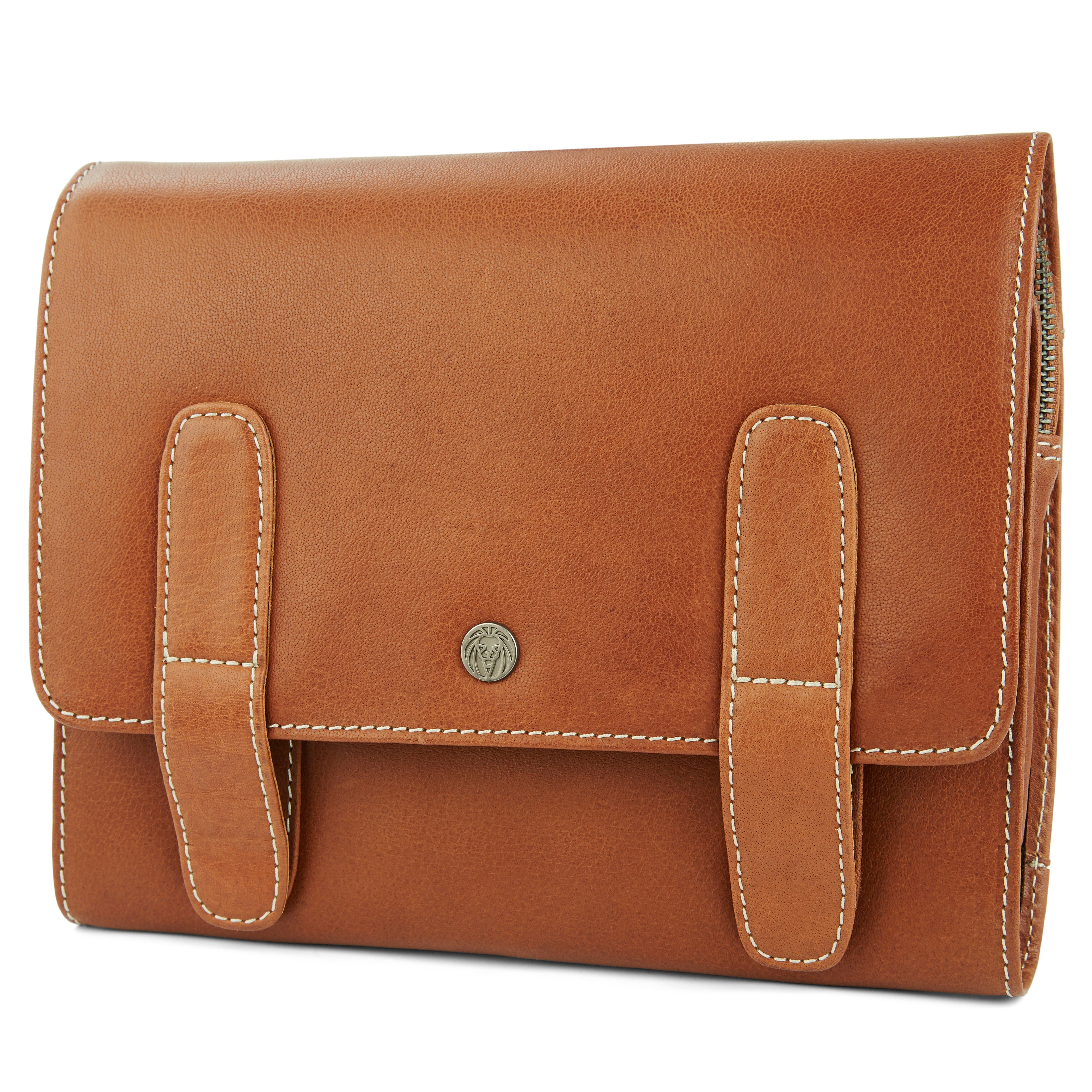 Oxford | Tan Leather Hanging Wash Bag | In stock! | Lucleon