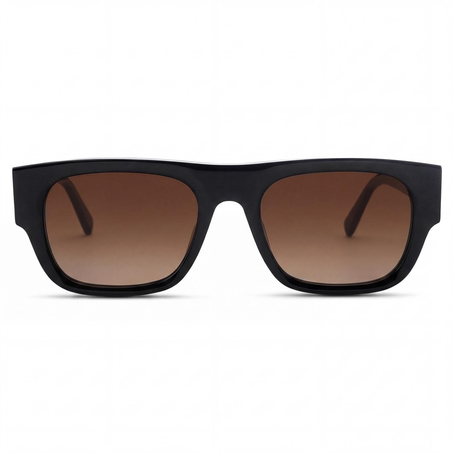 Spectrum | Black & Brown Rectangular Sunglasses Spectrum | Black & Brown Rectangular Sunglasses