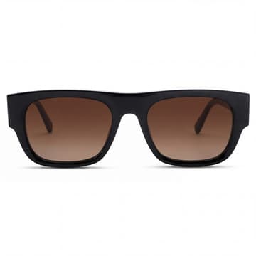 Spectrum | Schwarze & braune rechteckige Sonnenbrille Spectrum | Schwarze & braune rechteckige Sonnenbrille