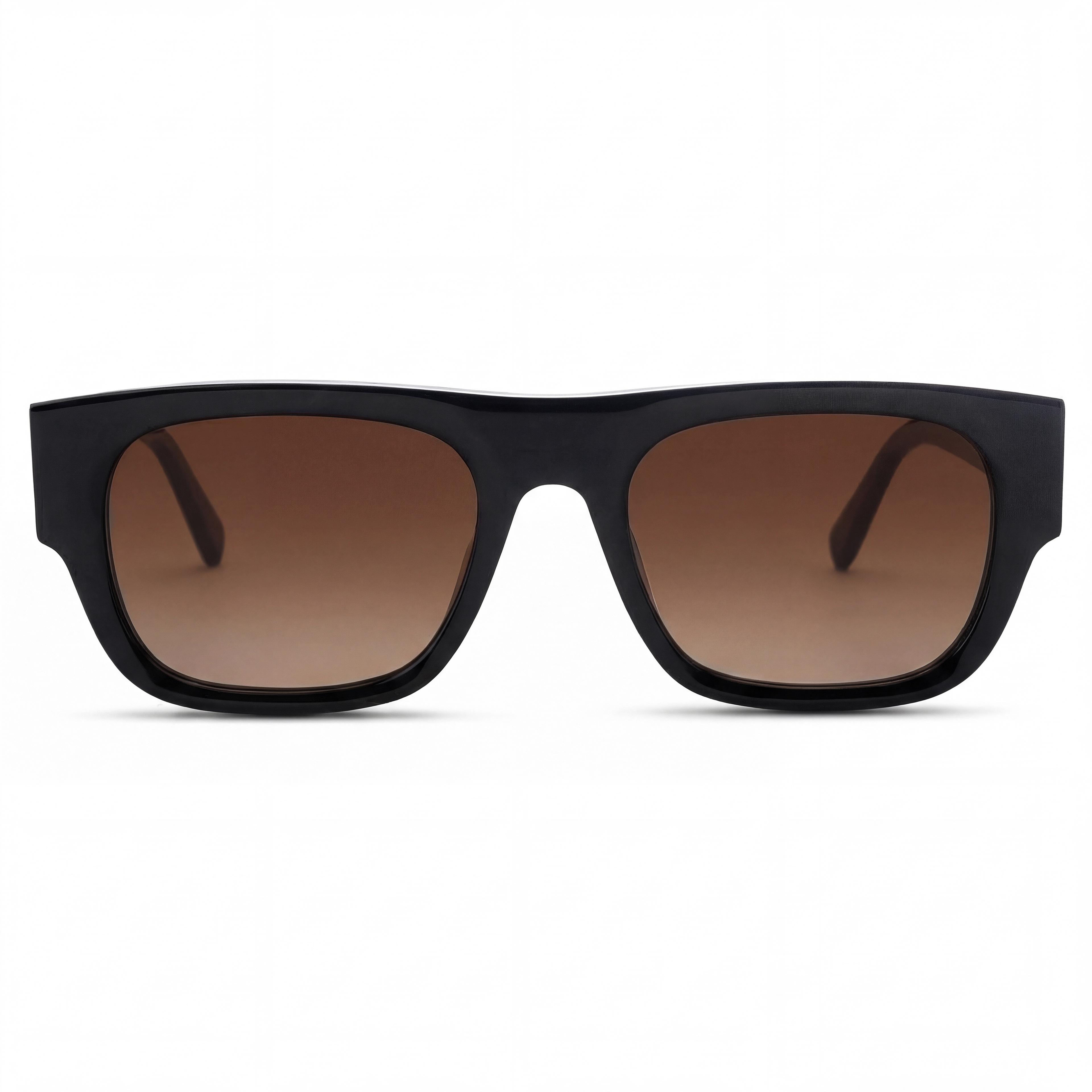Spectrum | Black & Brown Rectangular Sunglasses Spectrum | Black & Brown Rectangular Sunglasses