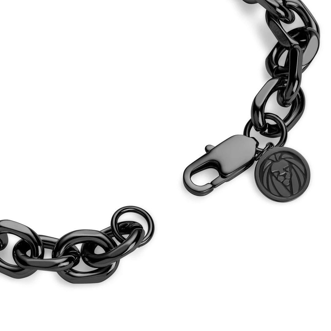 Essentials 1 2 12 Mm Gunmetal Black Cable Chain Necklace In essentials-1-2-12-mm-gunmetal-black-cable-chain-necklace-in