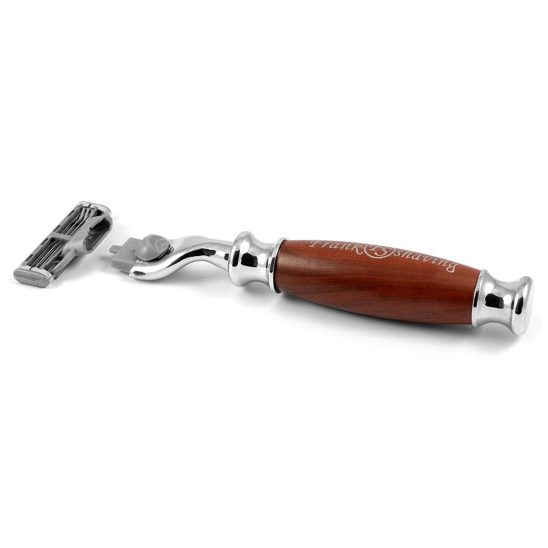 Box Razor Brown Brown Wooden Razor | Frank Shaving | 30 day return policy