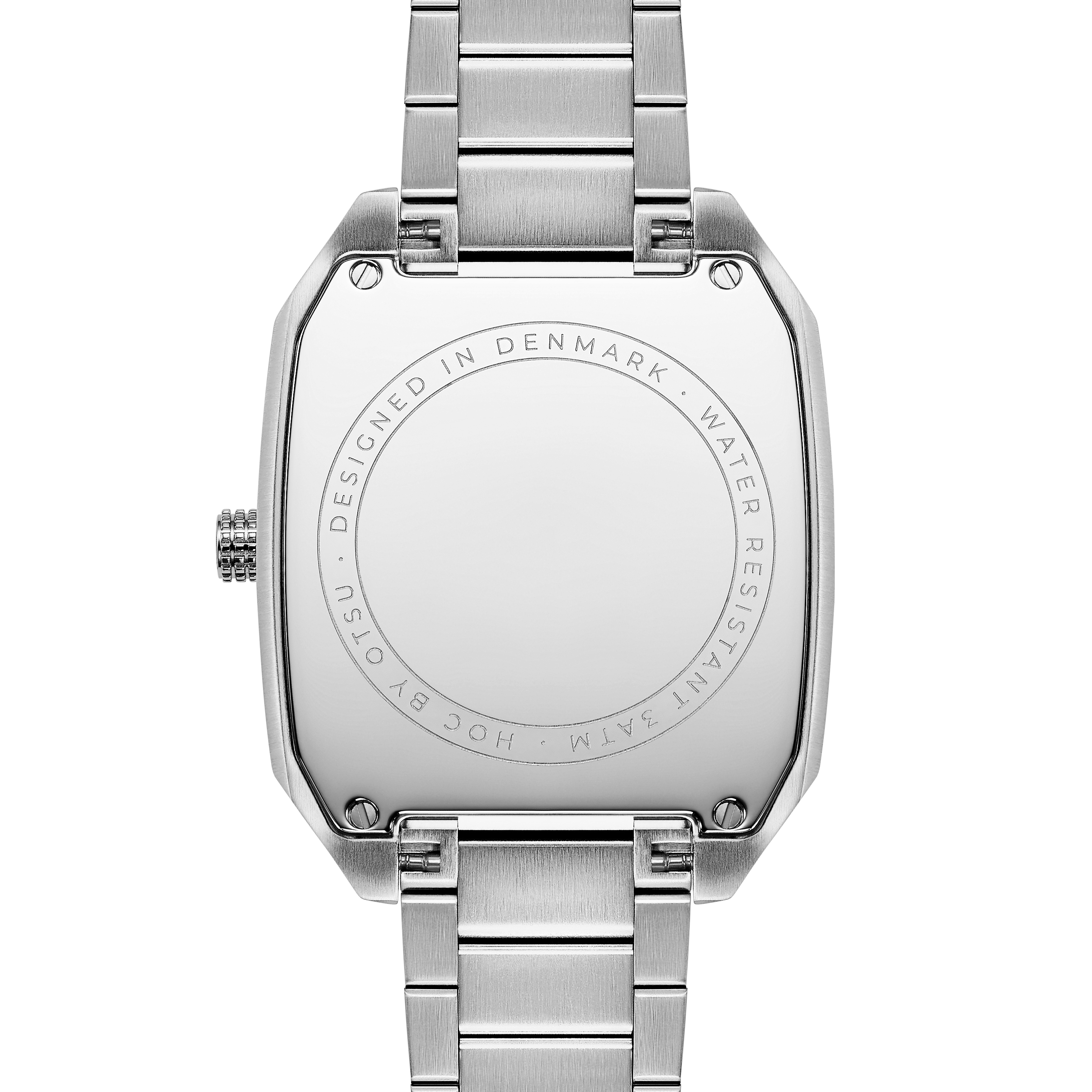 Hoc | Orologio a mezzo quadrante in acciaio inossidabile color argento - 4