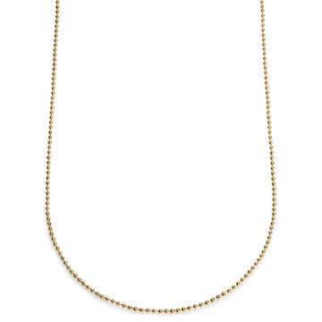 Essentials | 2.5 mm Gold-Tone Ball Chain Necklace Essentials | 2.5 mm Gold-Tone Ball Chain Necklace