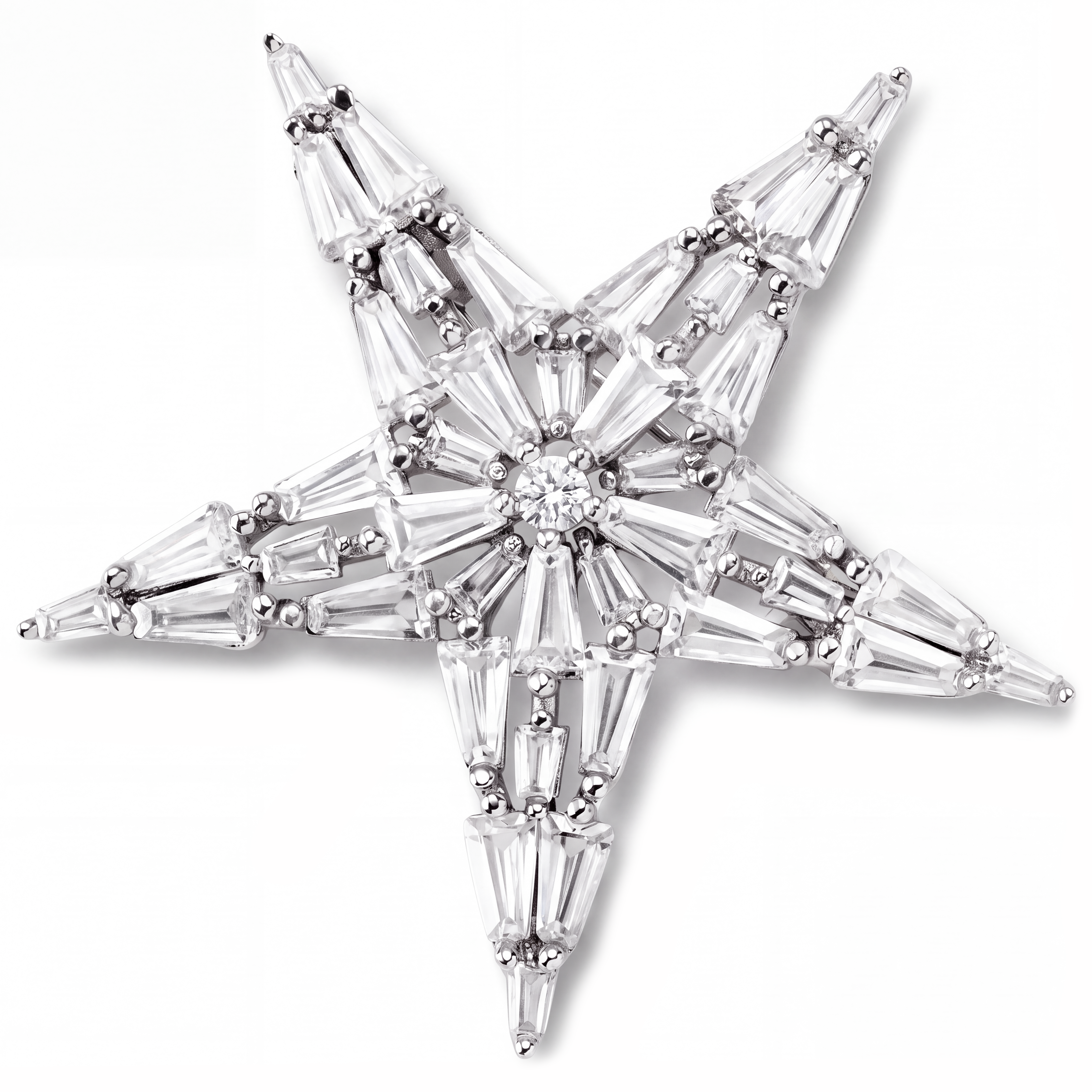 The Intro | Broche Stargaze  plaquée argent