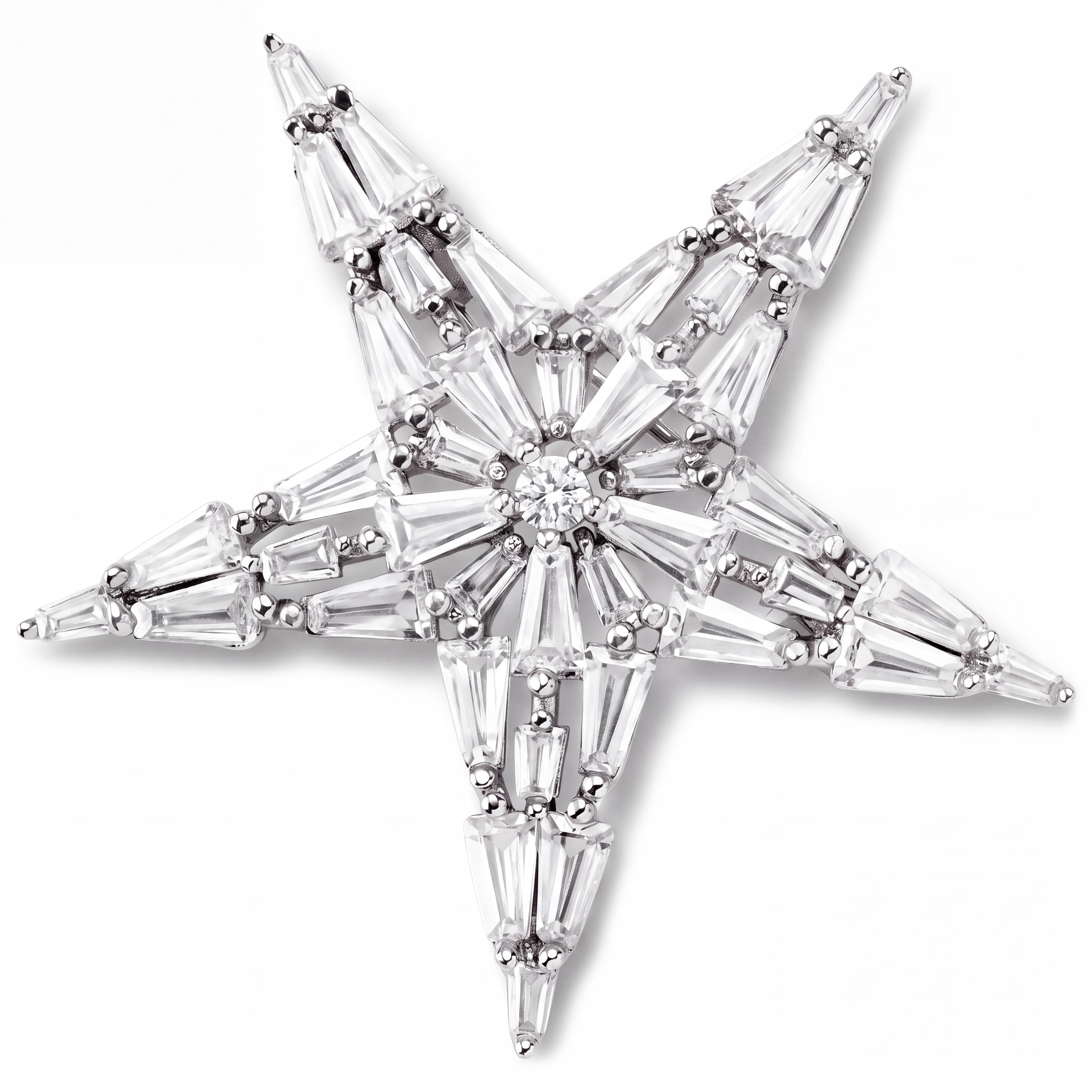 The Intro | Silver-Plated Stargaze Brooch The Intro | Silver-Plated Stargaze Brooch