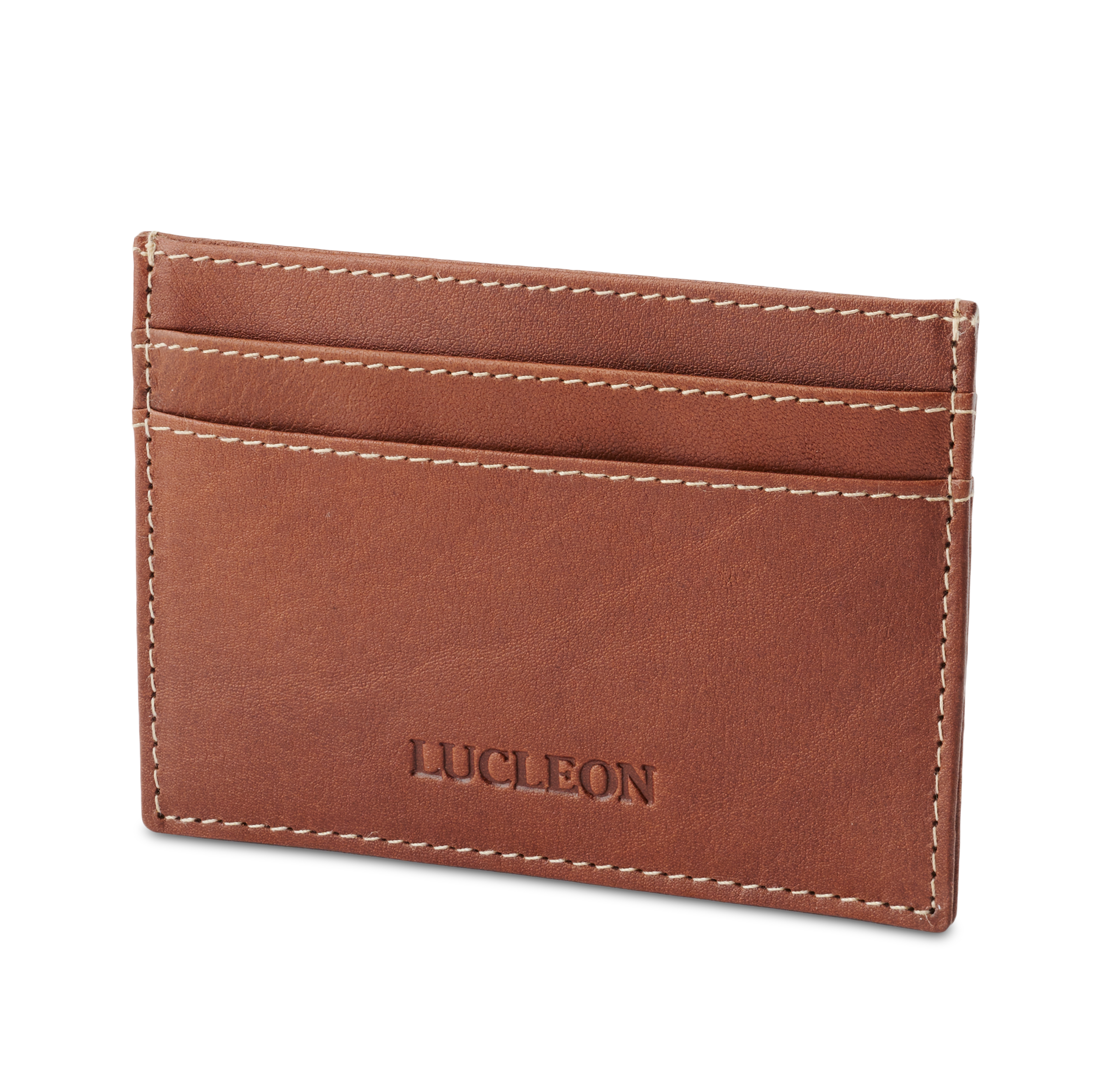 Fred Tan Leather Card Holder - 1