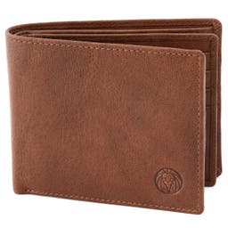 Tan Slim California Leather Wallet