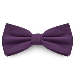 Dark Purple Basic Pre-Tied Bow Tie