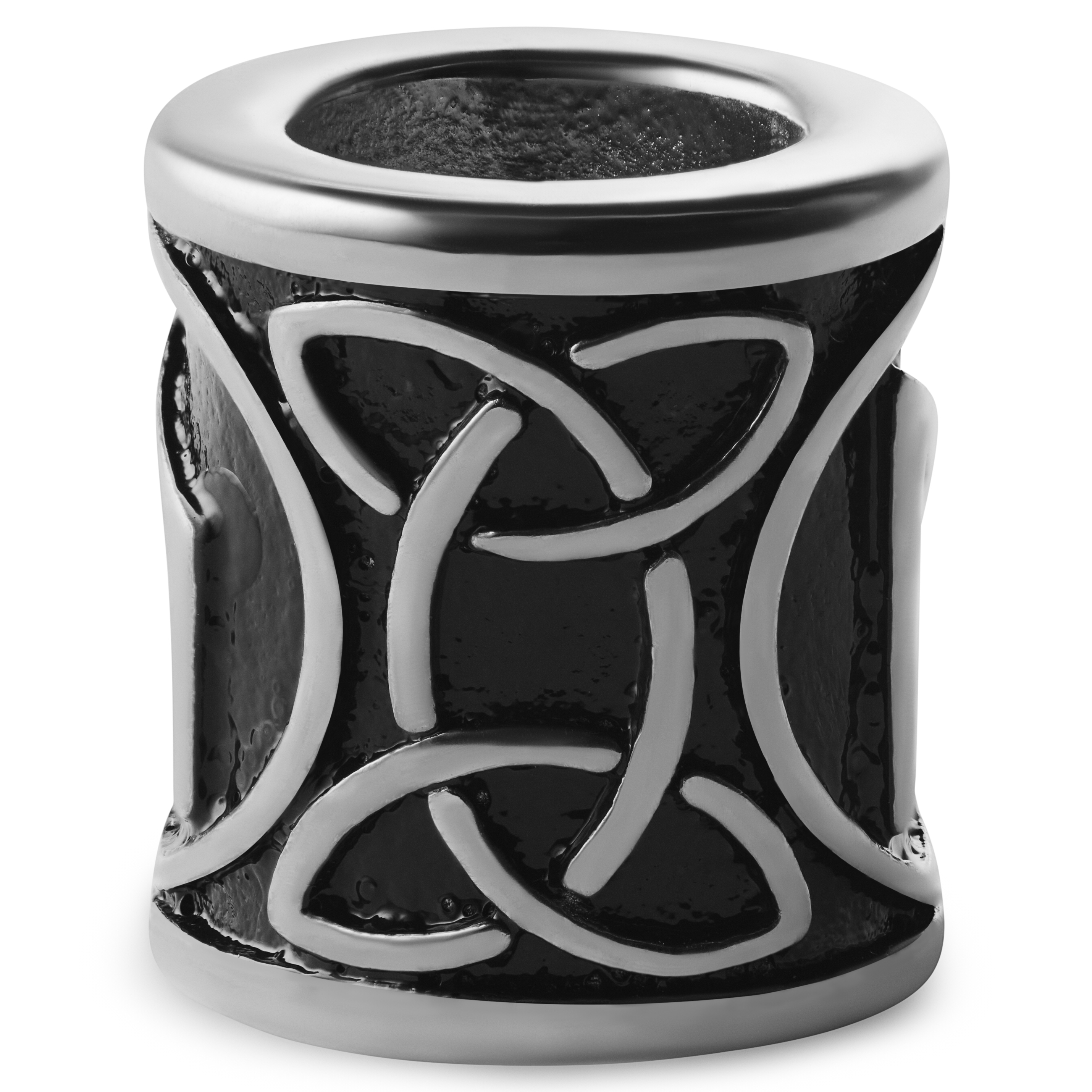 Silverfärgad Skäggring med Vikingaruna Uruz - 3