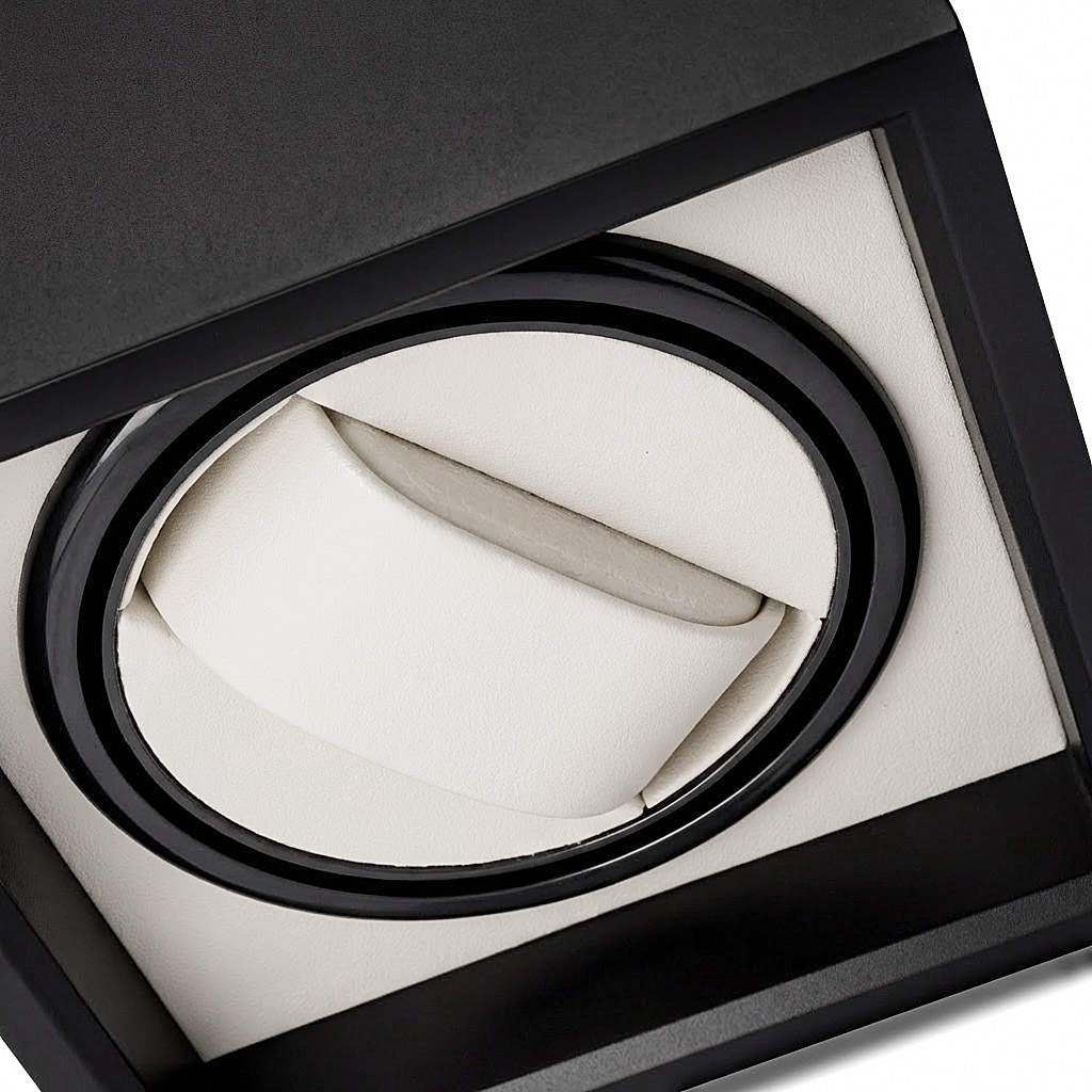 Chrono | Black Watch Winder, Beige Interior - 5