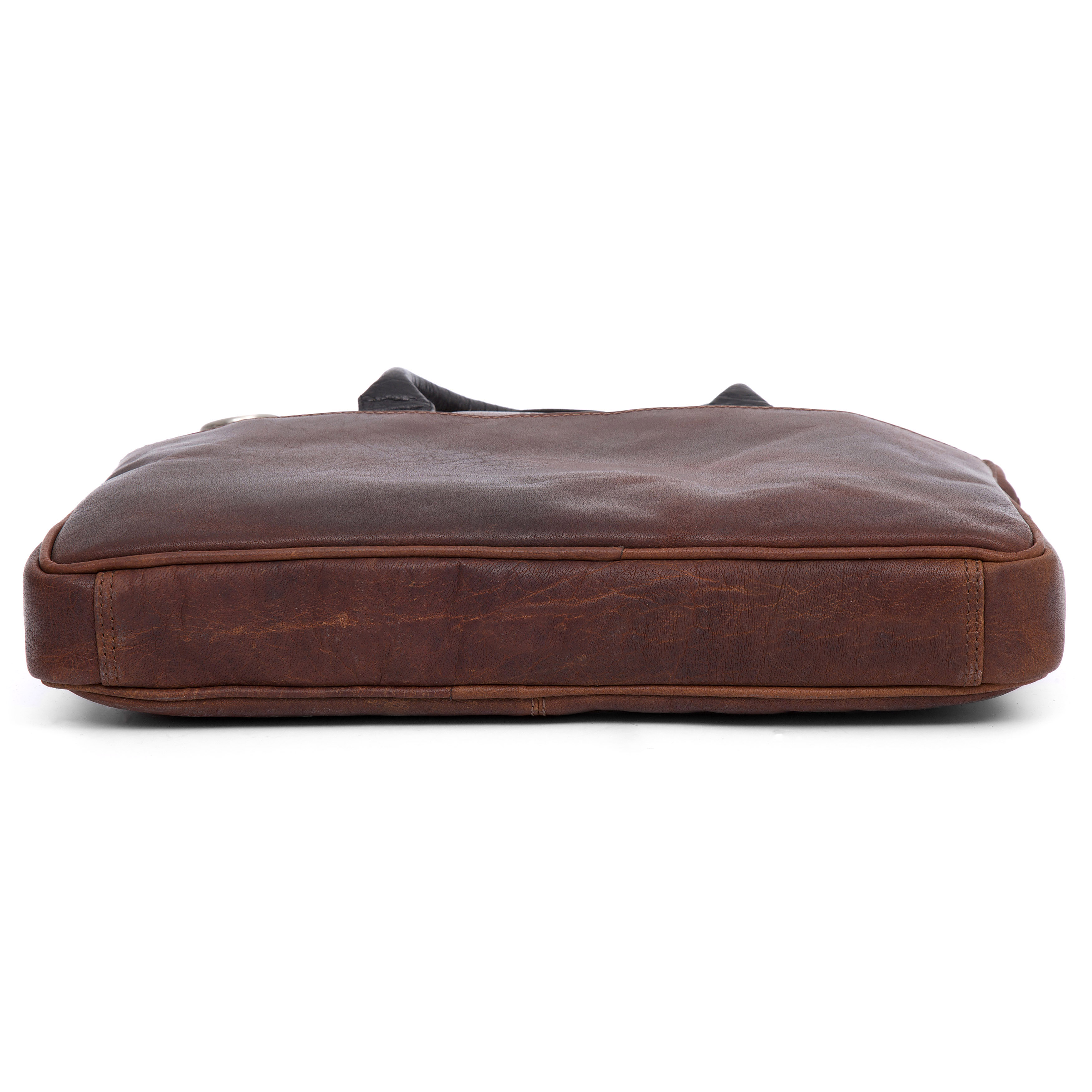 Δερμάτινη Τσάντα Montreal Slim 13" Executive Tan & Black - 11