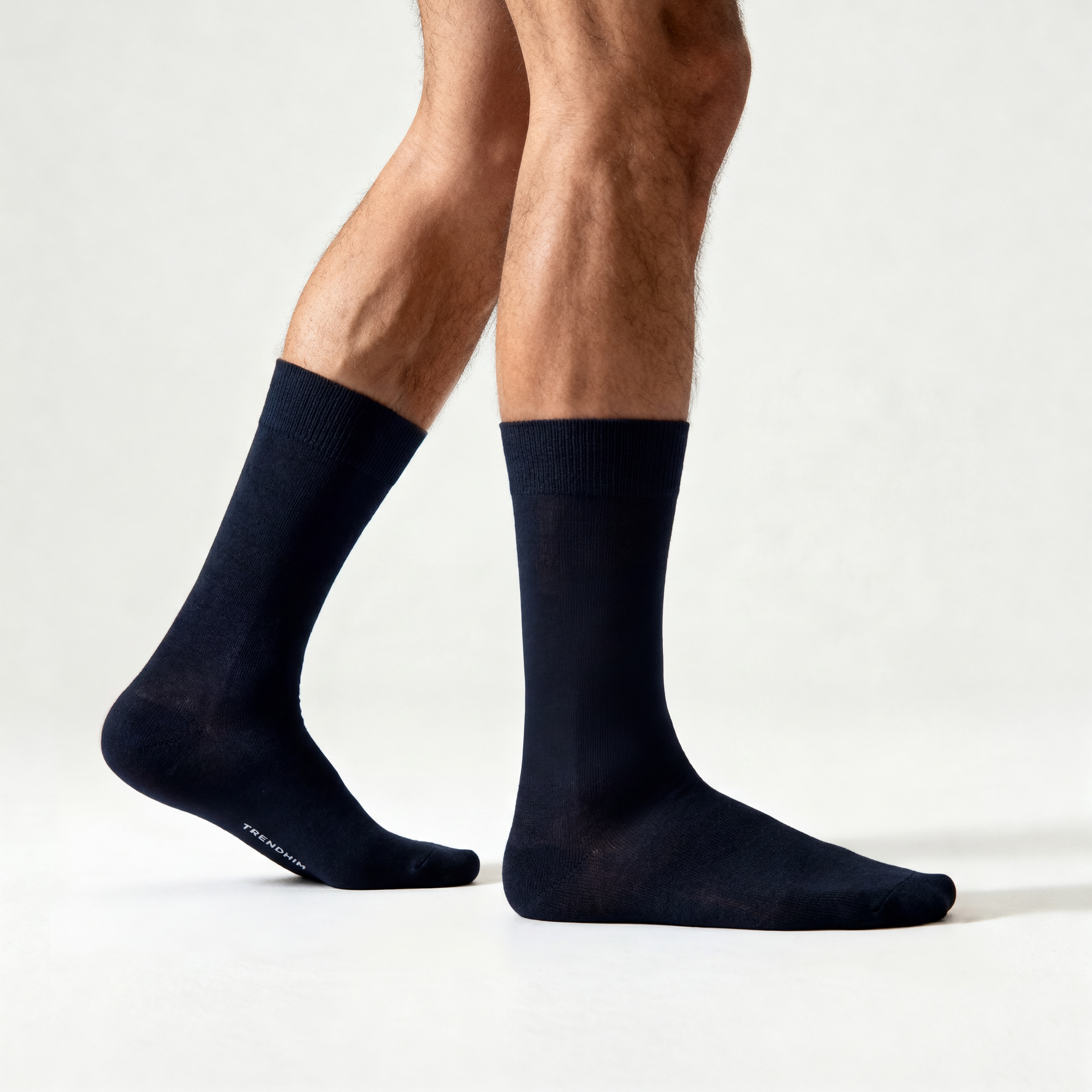 TrueFeel | Lot de 3 paires de chaussettes bleu marine en bambou - 3