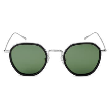 Ochelari de soare Wylie Thea polarizați argintii și verzi