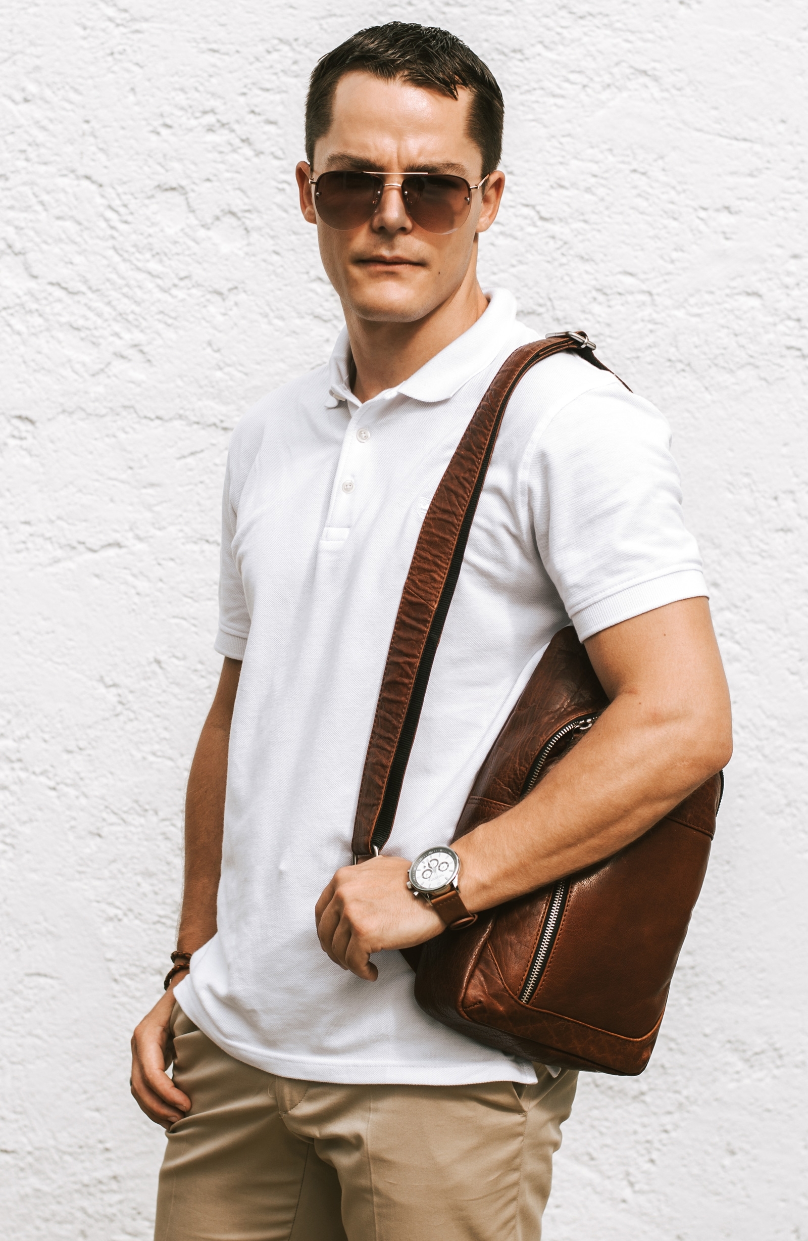 Aviator gradientné hnedé slnečné okuliare - 6