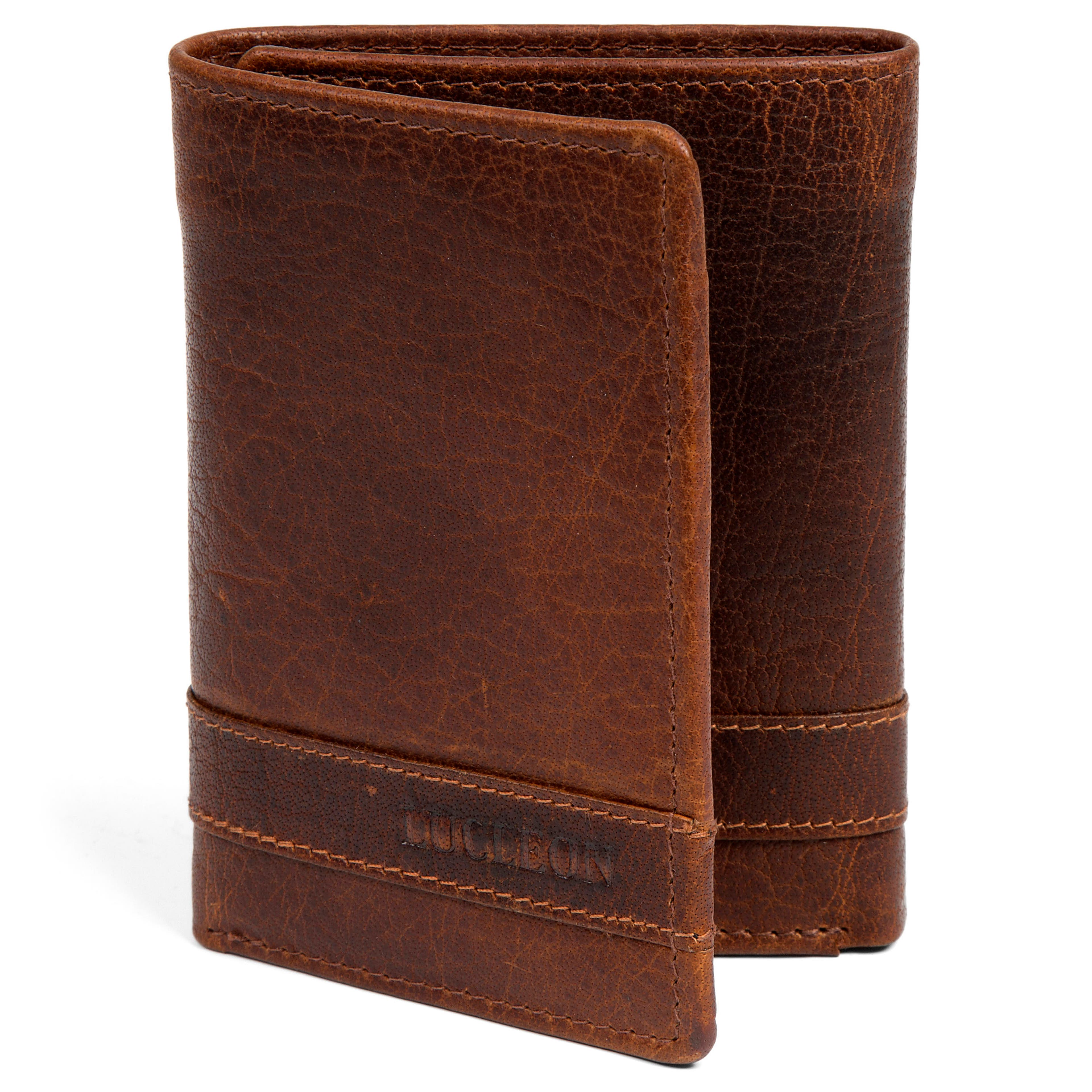 Montreal Trifold Tan RFID Leather Wallet