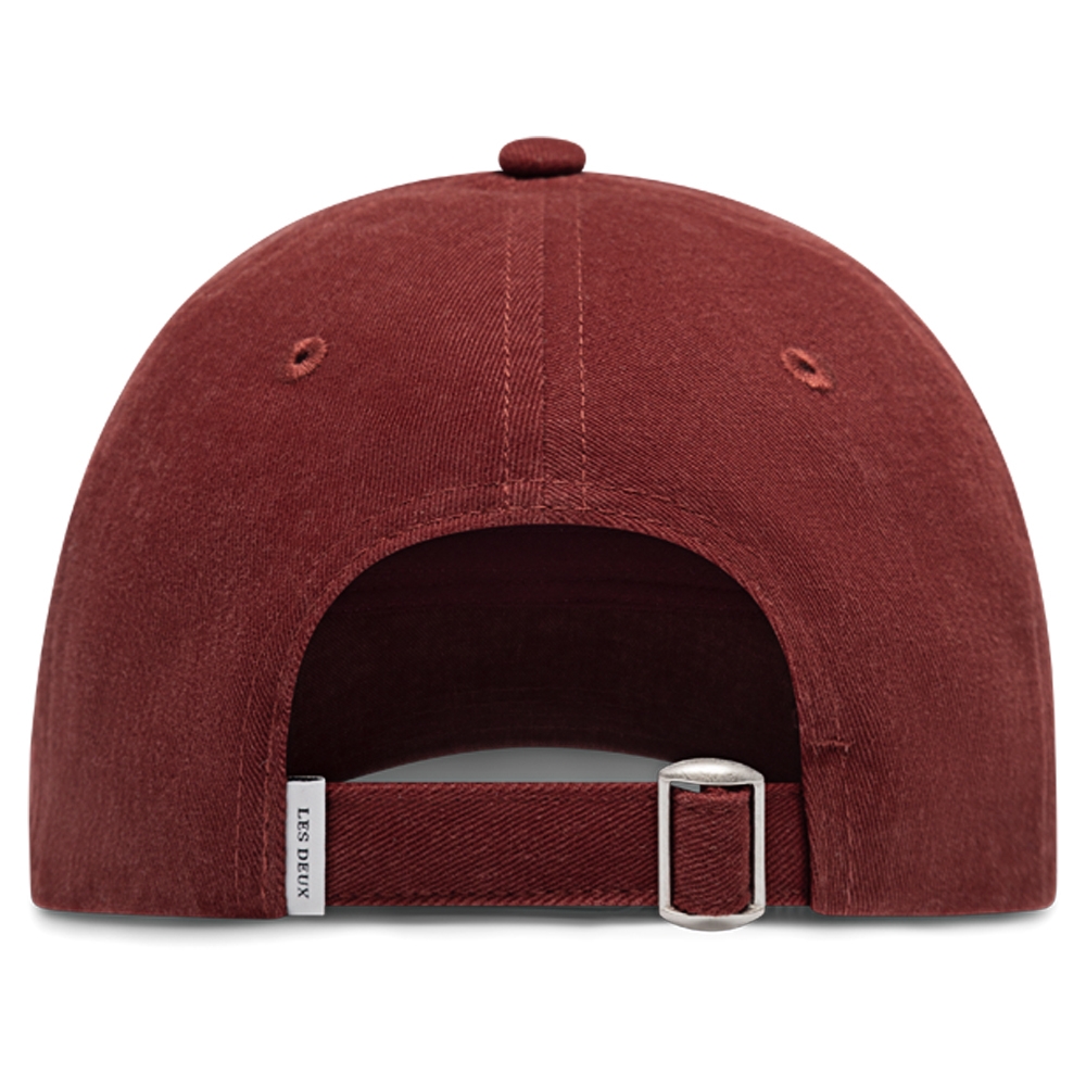 Les Deux | Ziegelrote Dad Cap mit Logo - 4
