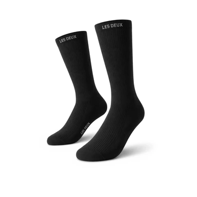 Les Deux | Schwarze Wilfred-Socken – 2er-Pack Les Deux | Schwarze Wilfred-Socken – 2er-Pack