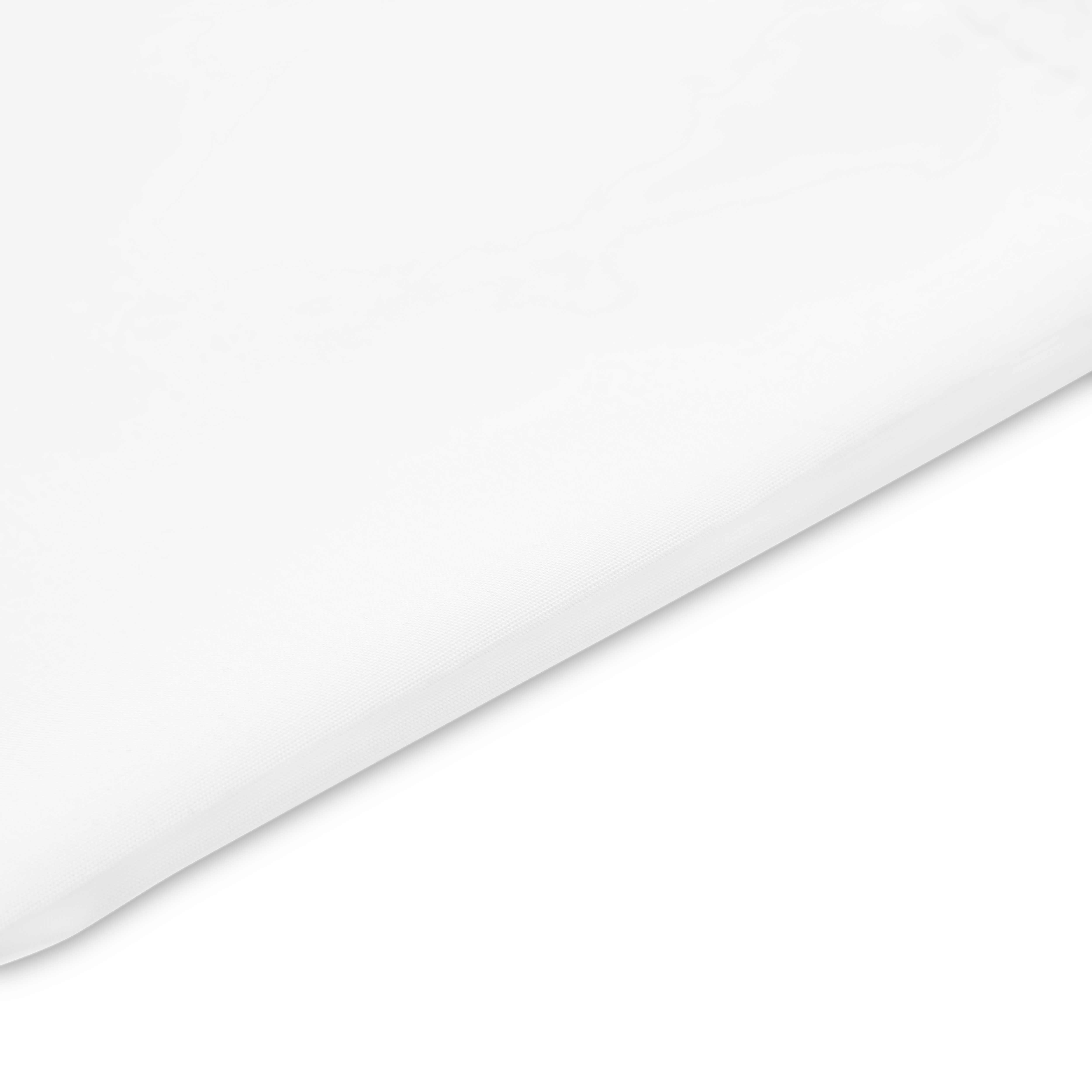 Pochette de costume en coton blanc avec bordure en dentelle - 3