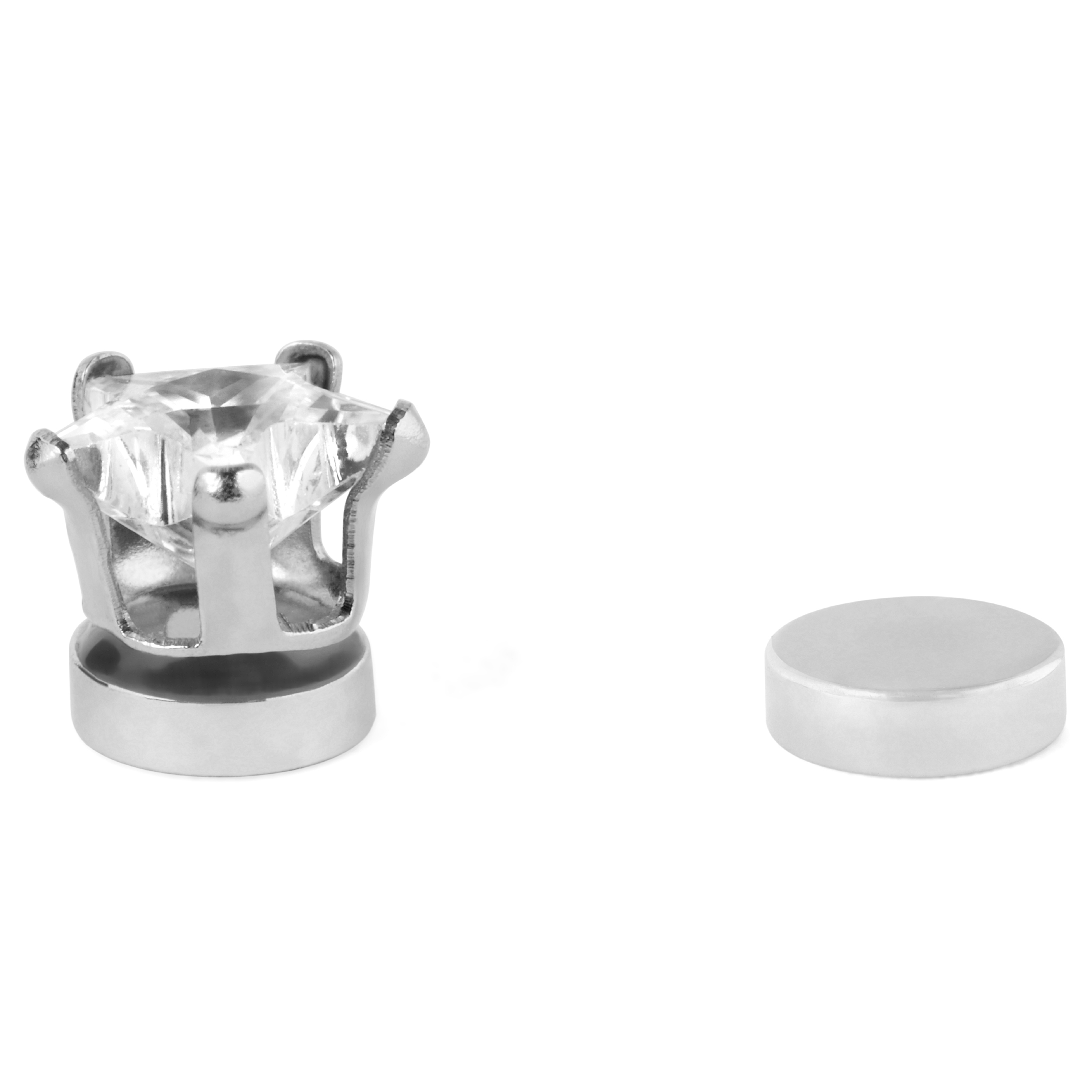 6 mm Magnetisk Ørering m. Krystalstjerne - 2