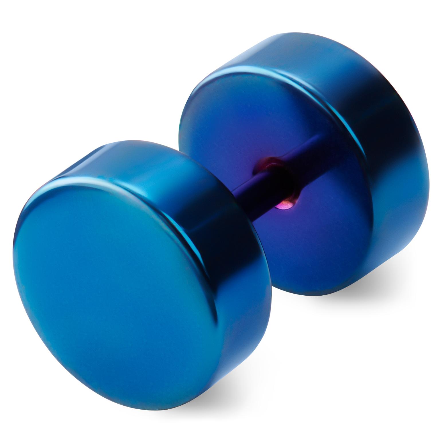 Pendiente azul de 8 mm Pendiente azul de 8 mm