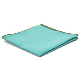 Basic Turquoise Pocket Square