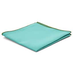 Basic Turquoise Pocket Square
