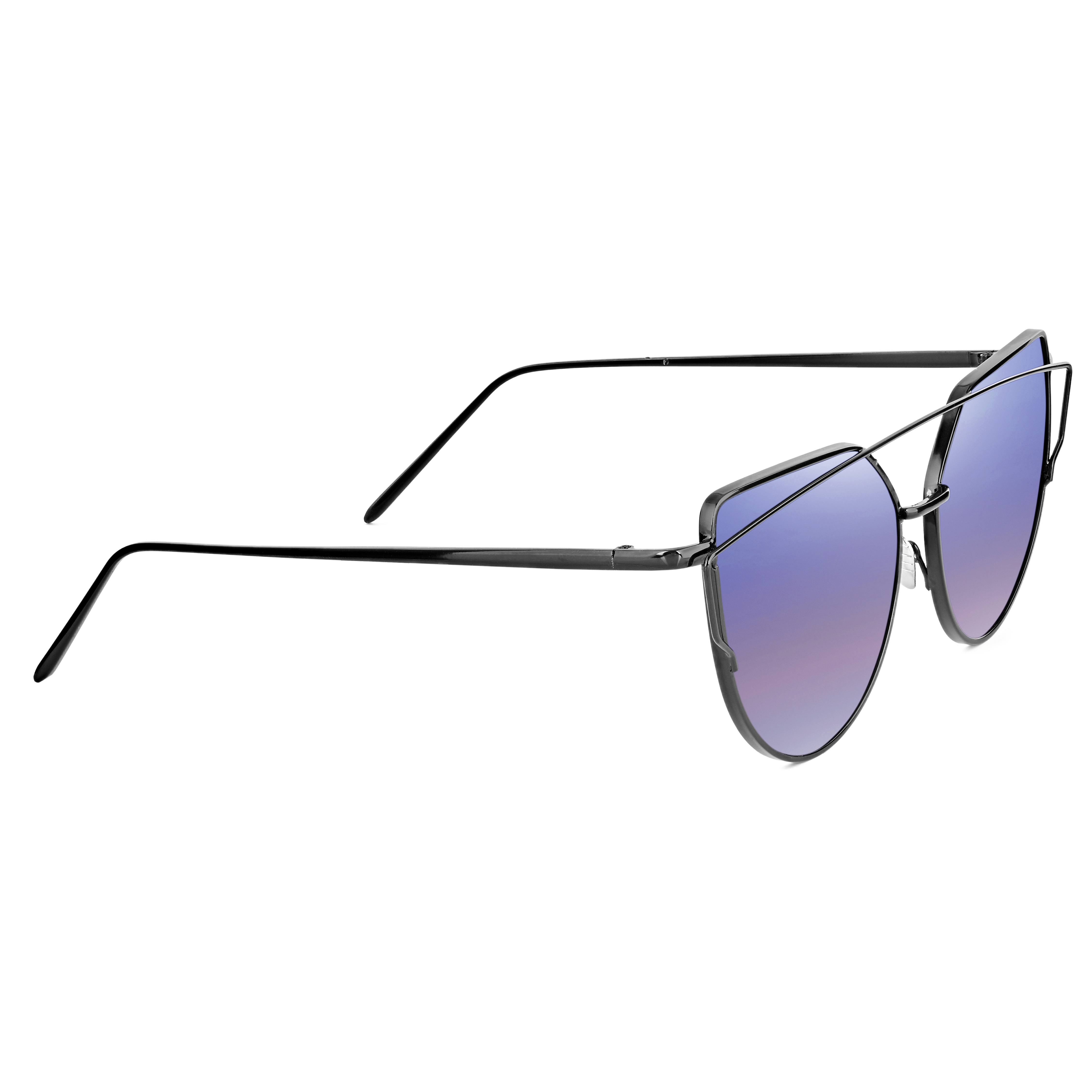 Abstrak Solbrille m. Polariserede Lillatonede Glas - 3