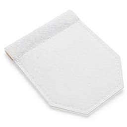 Soporte para pañuelos de bolsillo de fieltro blanco