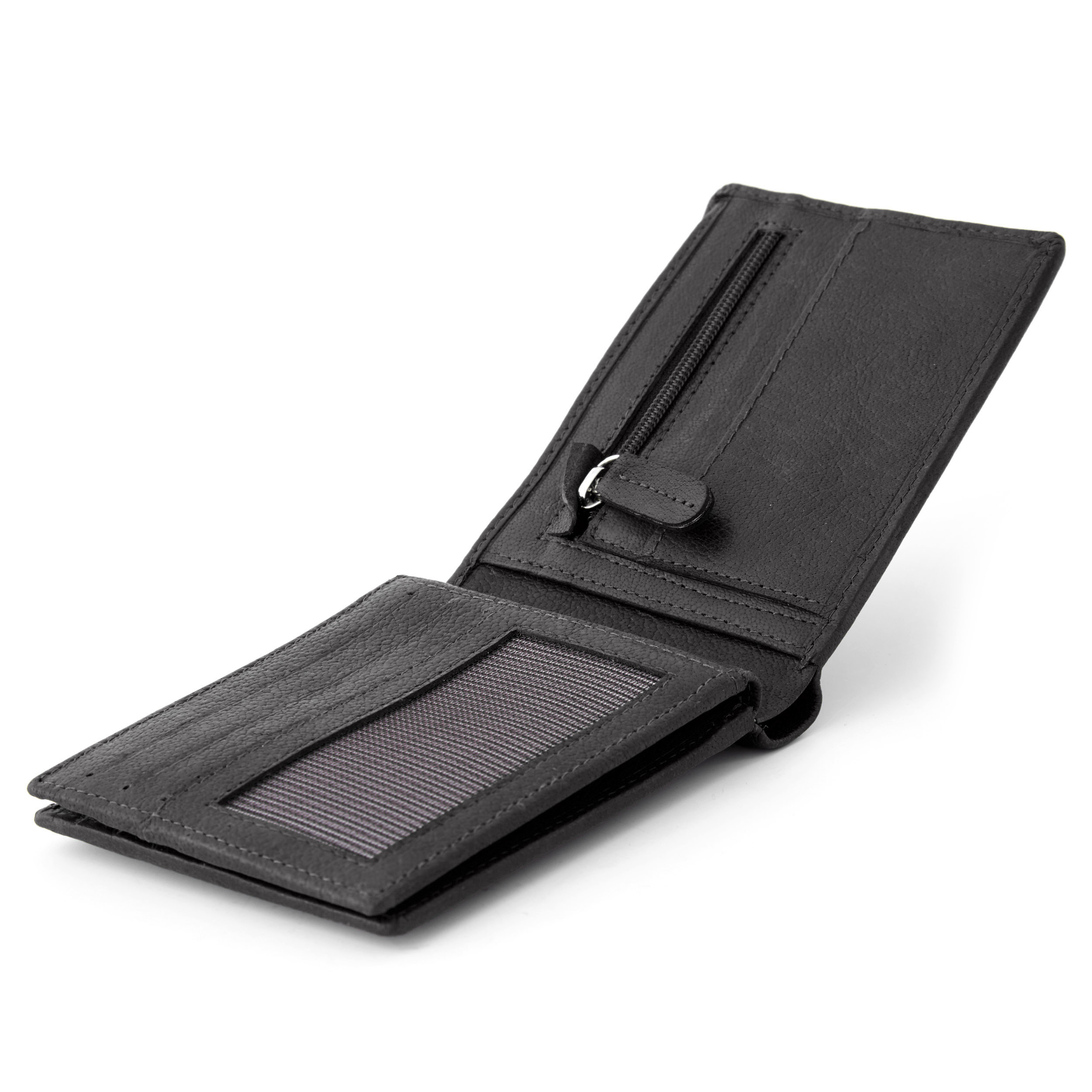 Black Vegan Leather Slim Wallet – LaVieatrac