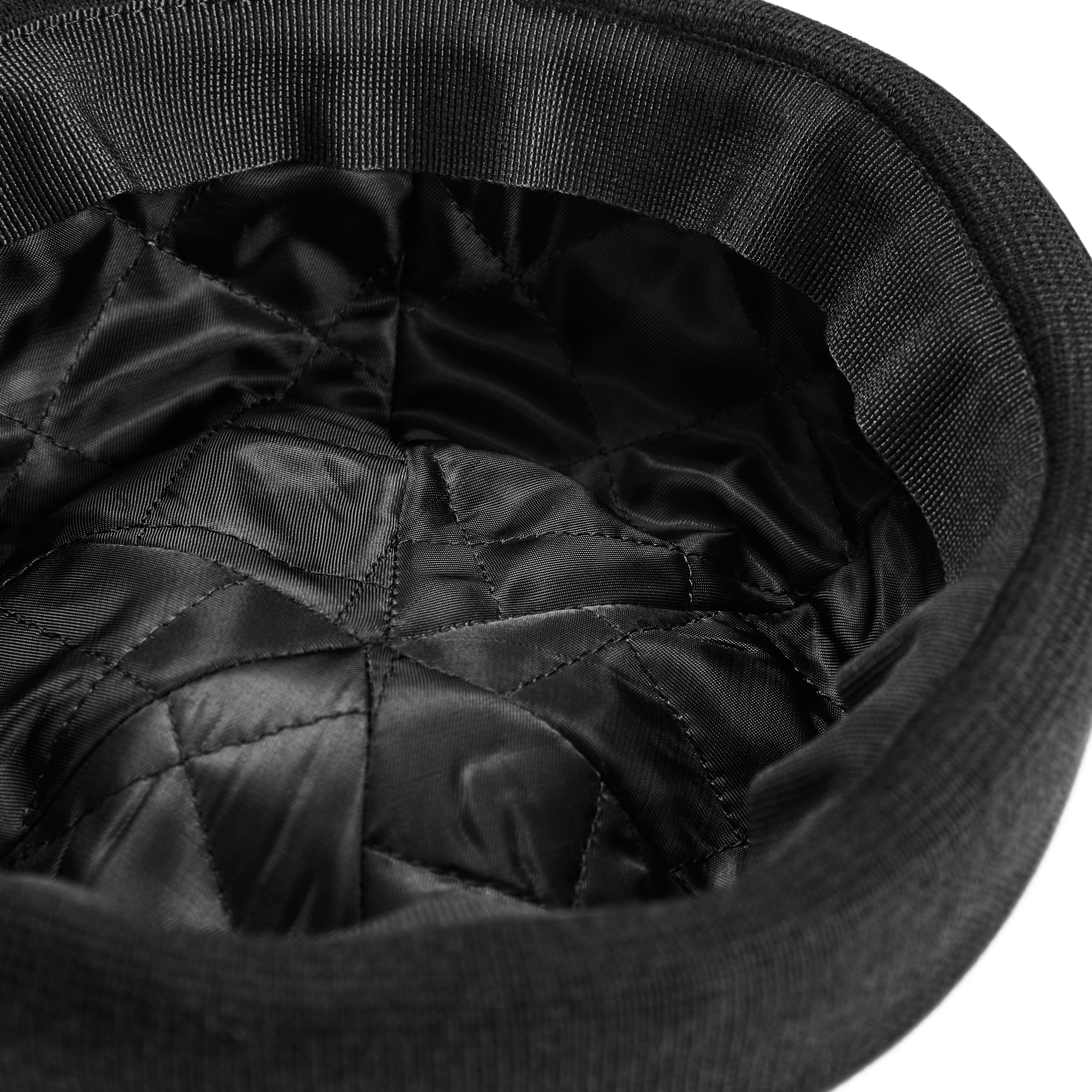 Lacuna | Black Leather Docker Hat | In stock! | Fawler