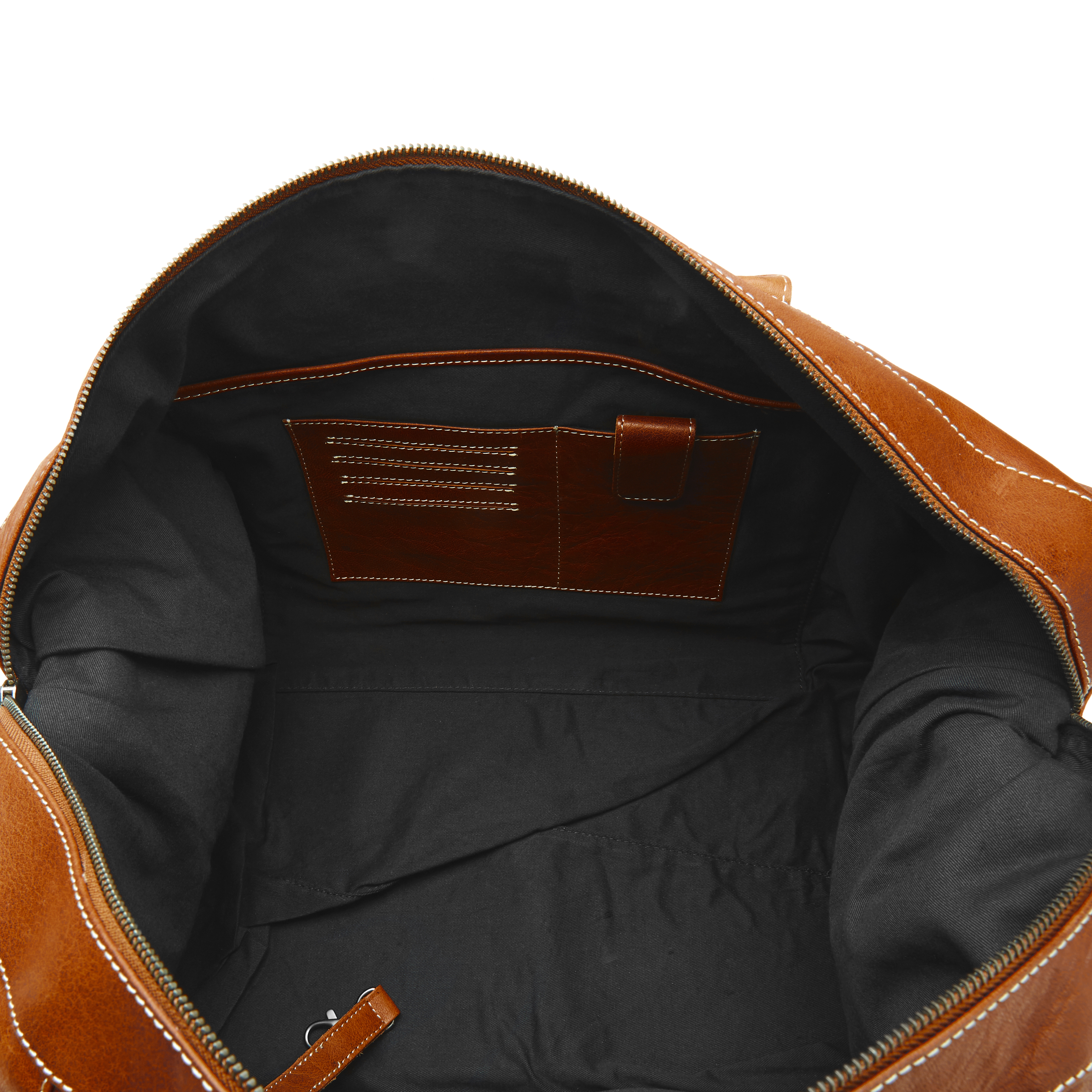 Oxford Classic Tan Duffel Leather Bag - 10