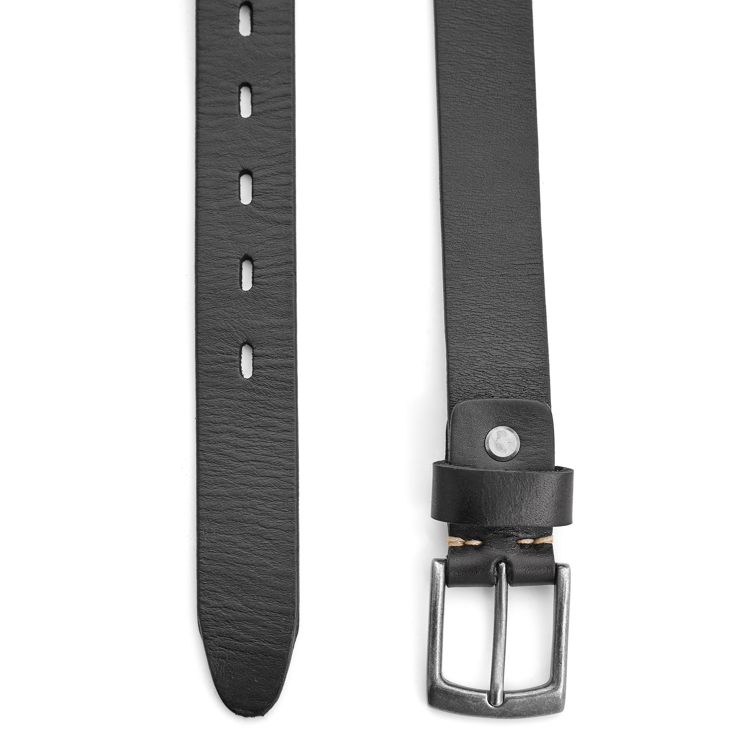 Kapea musta nahkavyö - 2