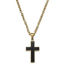 Gold cross necklaces