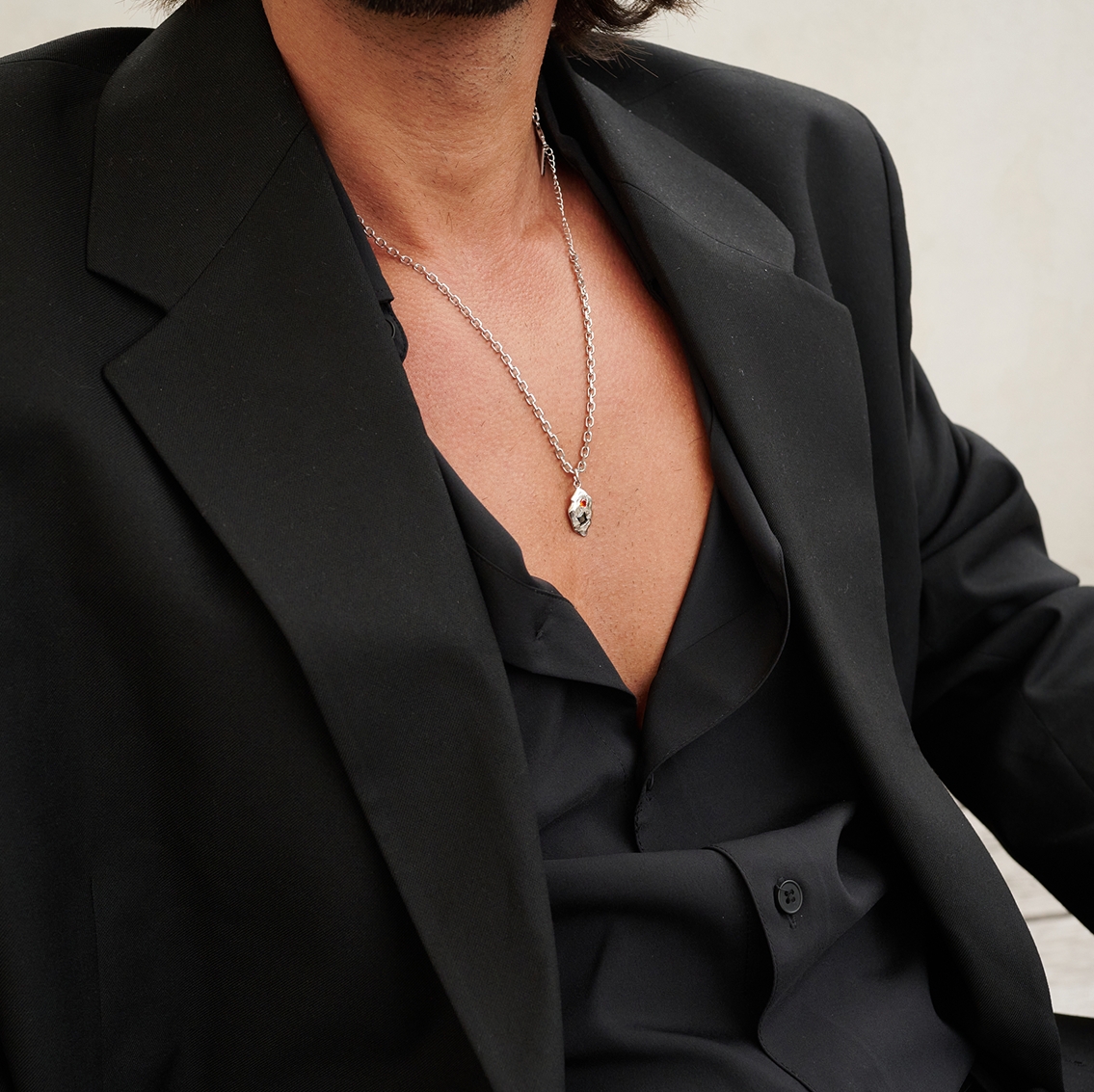 Hidden Gem | Salamander ketting van 925 sterling zilver - 4