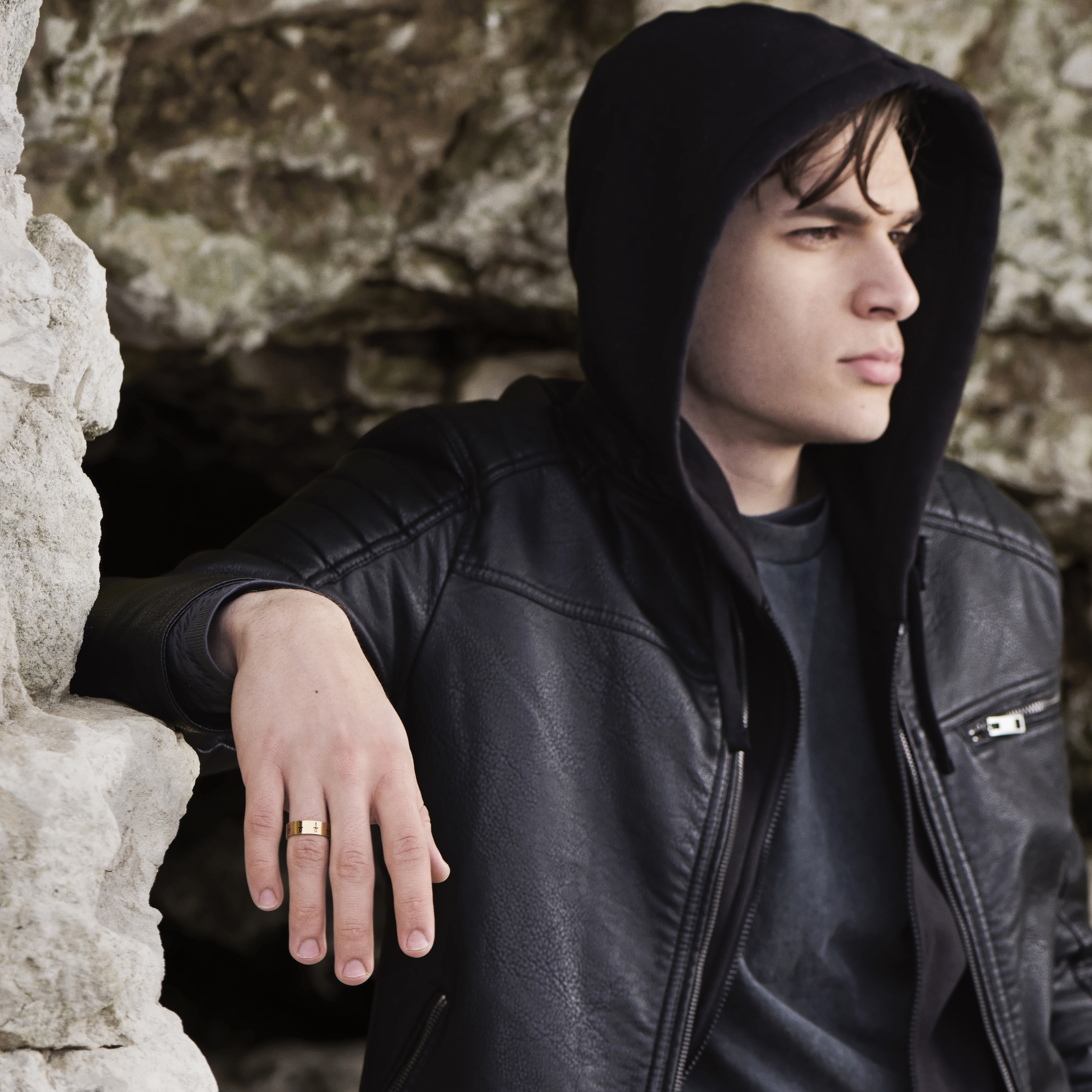 Zelta krāsas Ankh Gredzens - 4