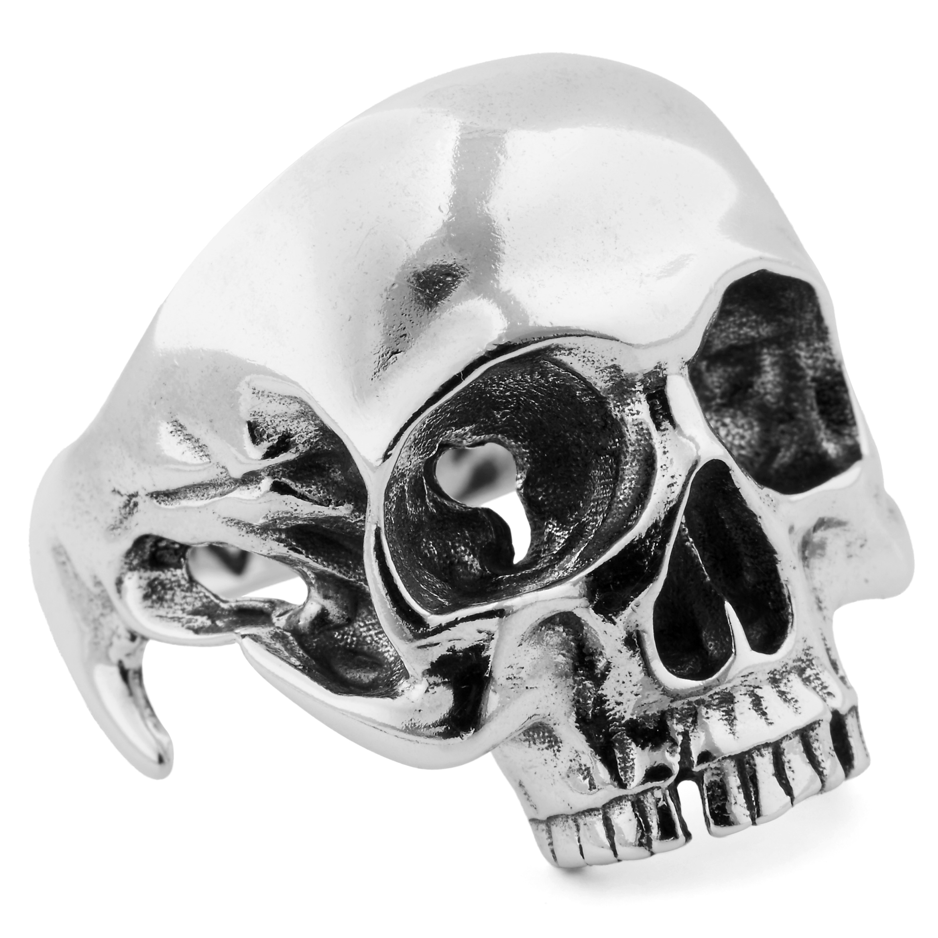 Hopeinen päälakisormus, 925-hopeaa - 2