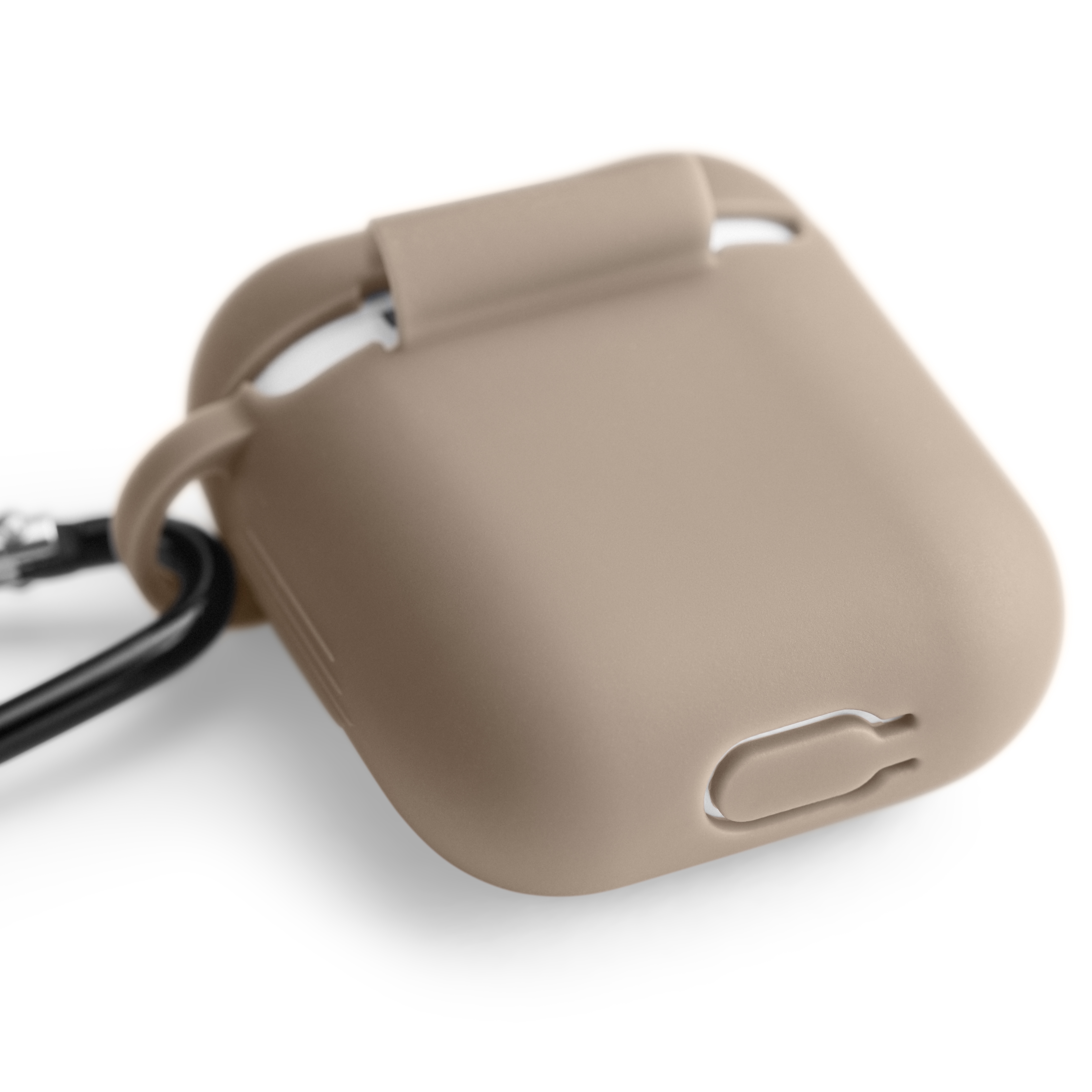 Funda para AirPods (2.ª generación) | Beige claro | Silicona - 3