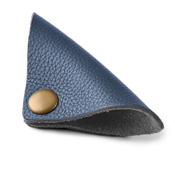 Cable Organiser | Navy Leather | Triangle Cable Organiser | Navy Leather | Triangle