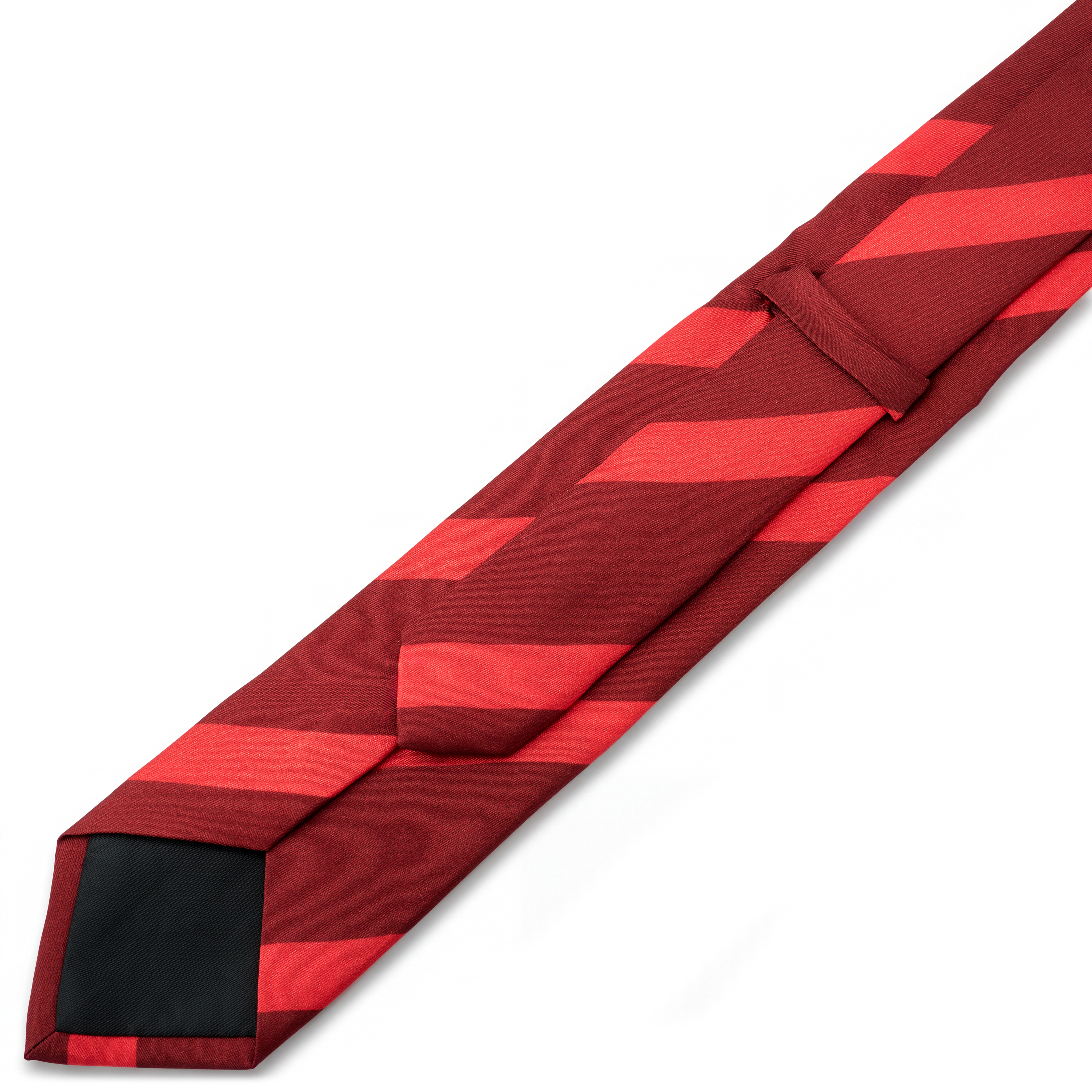 The Intro | Cravate Circus rouge coquelicot en soie - 7