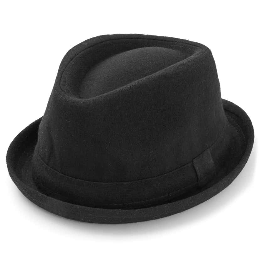Black Trilby Hat | Major Wear | Free shipping over $75