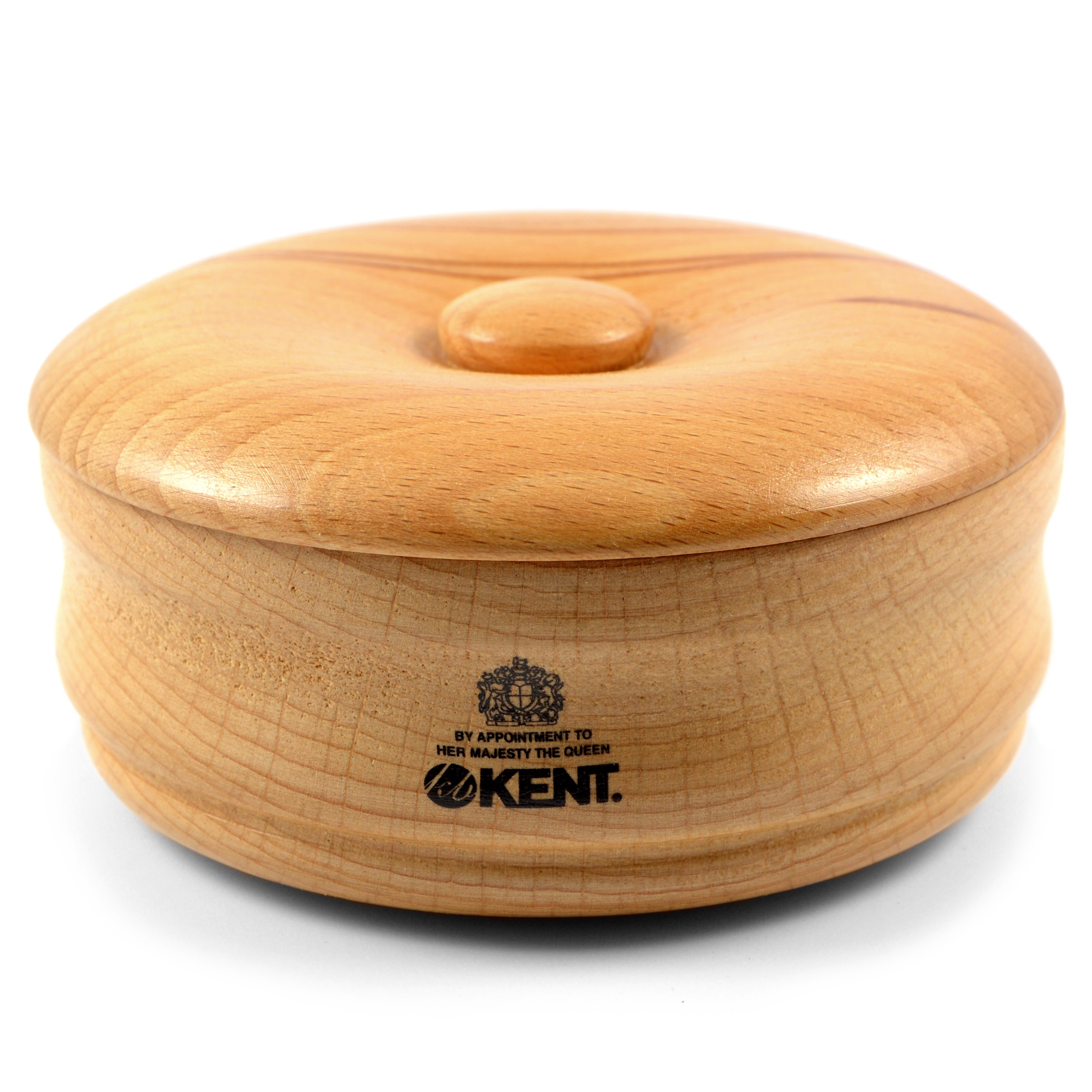 Luksus Barbersæbe i Lys Træskål - 2