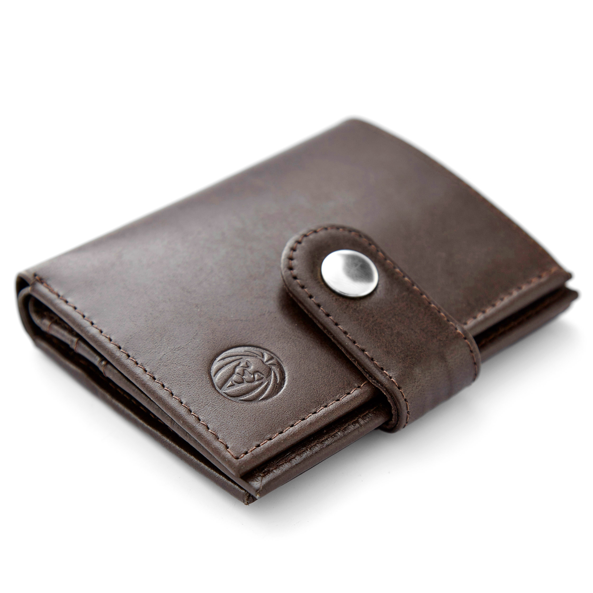Brown RFID Multi Wallet - 4