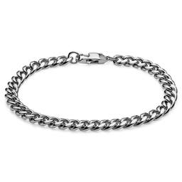 6 mm Silver-Tone Chain Bracelet